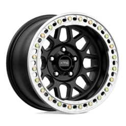 KMC WHEELS KM235 R17 X 9 / 6X139,7 / -38 / BEADLOCK /ALEACIÓN / SATIN BLACK