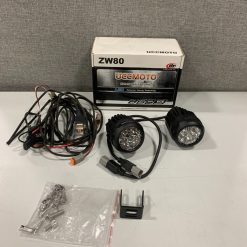 FOCO LED REDONDO PARA MOTO (INCLUYE SOPORTE Y RAMAL)